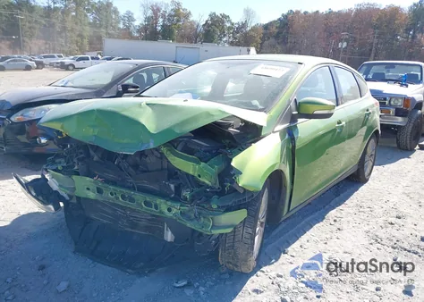 2018 Ford Focus Titanium from USA, damaged, VIN 1FADP3N22JL323402